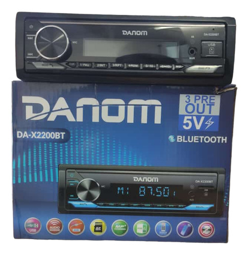 Reptoductor Danom Usb Bluetooth Con Salida D Subwoofer Y Rca