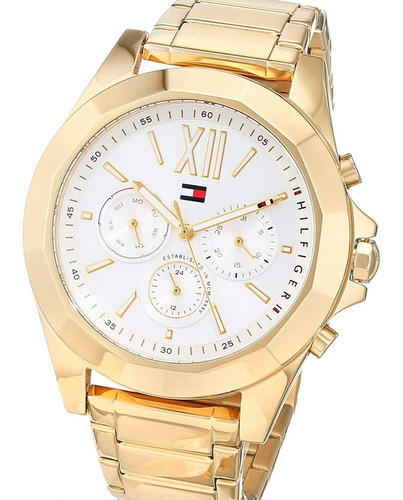 Reloj Tommy Hilfiger Th 1781848 Chelsea Multifuncion Gold
