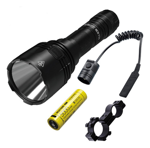 Kit De Caza New P30 Linterna Nitecore 618 Mts+remoto+montaje