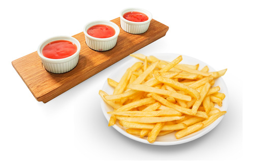 Conjunto Tábua + Ramekin Molheira Restaurante Hotel Ketchup