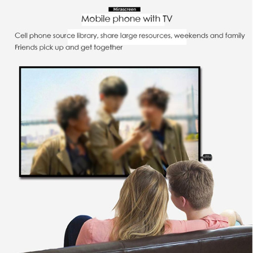 Full Tv Wifi Receptor Mini Inalámbrico Pantalla De