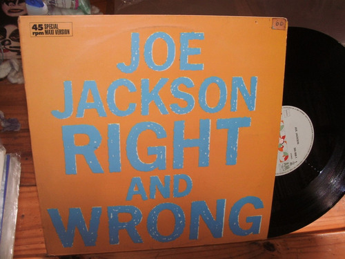 Joe Jackson Right & Wrong Vinilo 12' Maxi 1986 Soul New Wave
