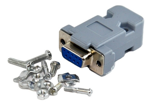 X10u Conector Ficha Db-9 Db9 Hembra 9 Pin Con Tapa 1° Htec