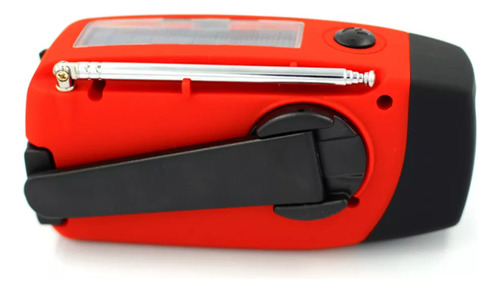 Para Manivela Portátil De Mão 2000mah Fm Am Wb Noaa Radio