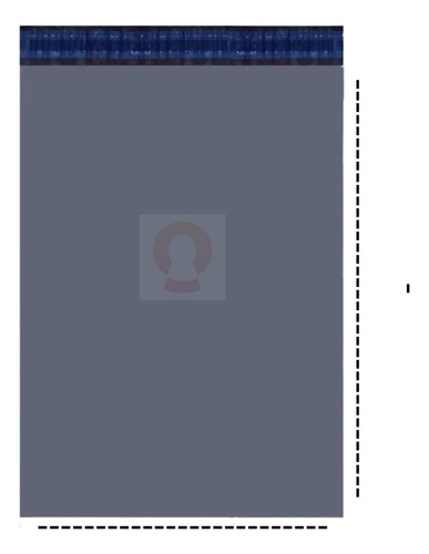Envelope Saco Embalagem Plastico Cinza 19x25 19 X 25 Com 1000