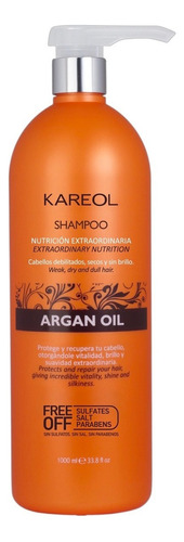  Kareol Argán Shampoo · Nutrición Suprema Antioxidante 1litro