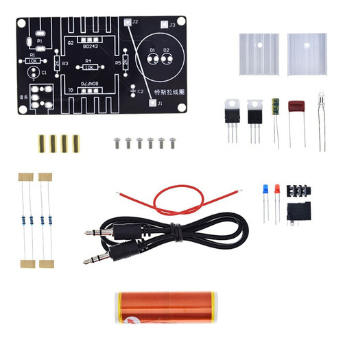 1 Juego De Mini Bobinas Tesla De 15 W, Mini Transmisión Inal