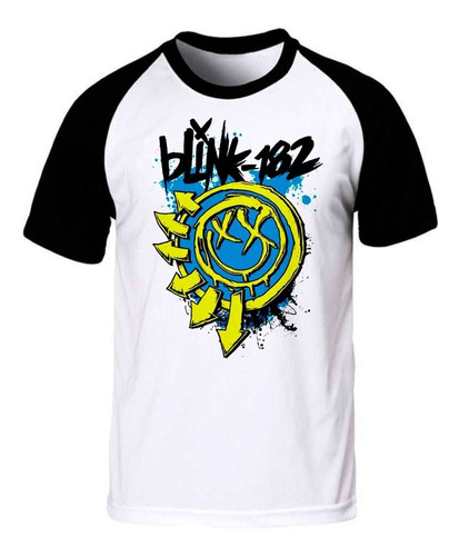 Blink 182 Banda Smiley Aesthetic Remera Spun Adulto/niño