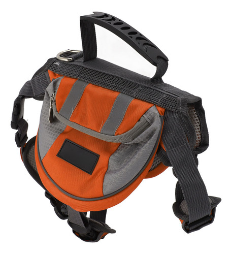 Mochila Para Perros, Alforja Con Rayas Reflectantes, Gran Ca