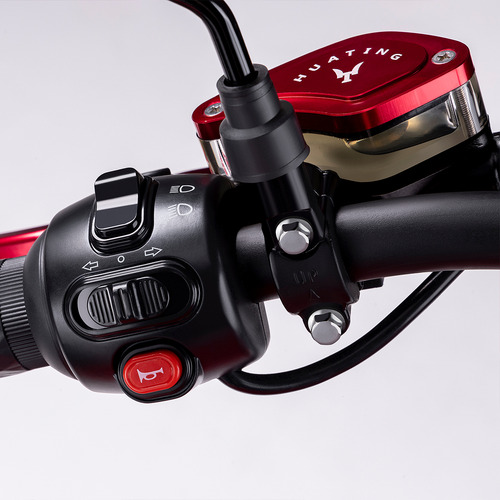 Scooter Elétrica 2000w Chopper U1 Wehawk Potente 50km/h Cor Vermelho 60v