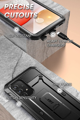 Funda Supcase Para Galaxy A52 4g/5g (2021)/a52s Negro
