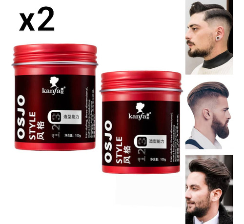 Cera Fijador De Cabello Peinado Peluquería Barbería 