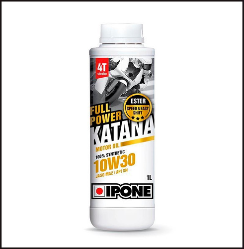 Imagen 1 de 4 de Aceite Sintético Moto Ipone Full Power Katana 4t 10w30 Ipone
