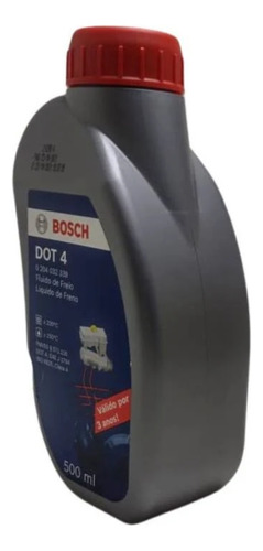 Kit 2 Fluido Oleo De Freio Dot 4 Dot4 Bosch 500ml 0204032339