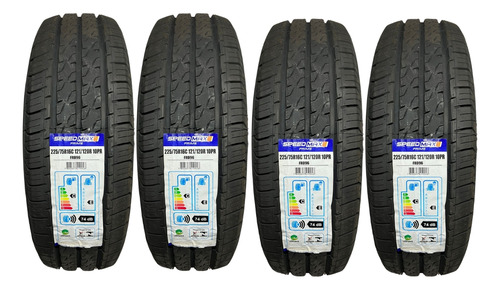 Kit 04 Pneus 225/75r16c 121/120r Frd96 Speedmax Prime Carga