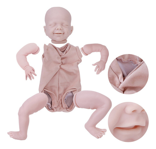 Kit De Muñeca Diy Doll Accesorios Silicona Reborn Baby Muñec