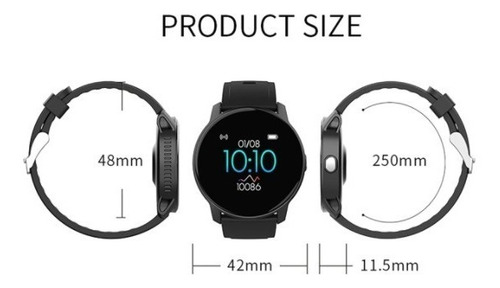 Imagen 4 de 8 de Smartwatch Reloj Inteligente W9 Bluetooth Android Ios