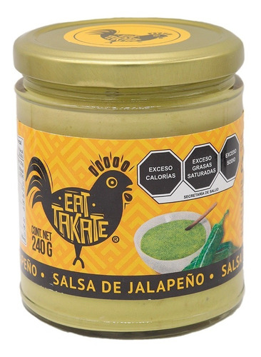 Salsa Jalapeño Eat Takate Con 2 Piezas De 240 Gr