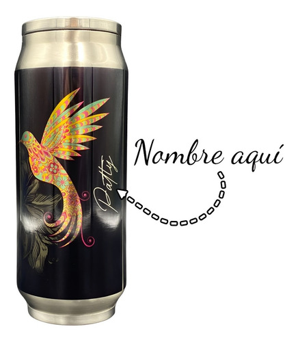 Termo Lata 500 Ml, Adict@ A La Coca