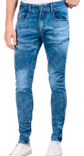 Jeans Casual Mezclilla Pantalón Caballero Denim Hombre  