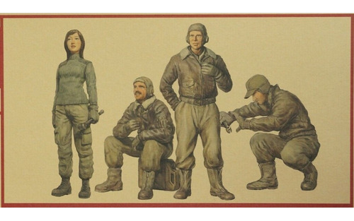 Hasegawa 64002 1:20 Ma K Figure Set A Mercenary Troops