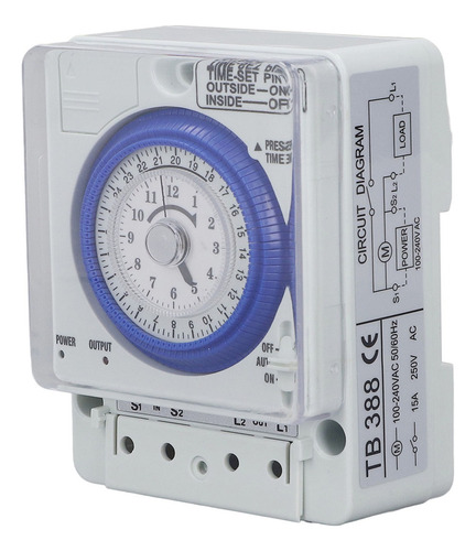 L Interruptor De Control Horario Mecánico Tipo Reloj