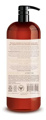 Juego De ChampĂș Y Acondicionador Soapbox Con Aceite De Coco,