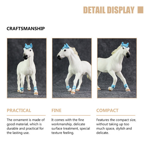Modelo Quarter White Horse De Juguetes Para Niños