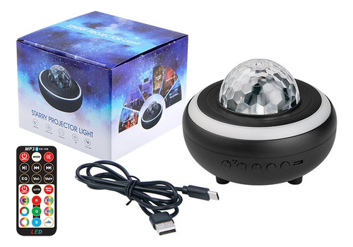 Proyector F Para Dormitorio, Altavoz Bluetooth Y Blanco Noi