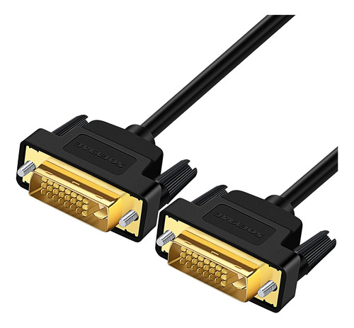 Soeybae Cable Dvi A Dvi De 15 Pies Dvi-d 24+1 Cable Macho A