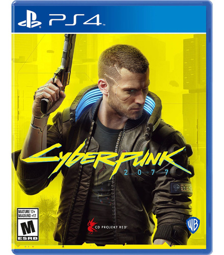 Cyberpunk 2077 Mídia Física Ps4 - Novo