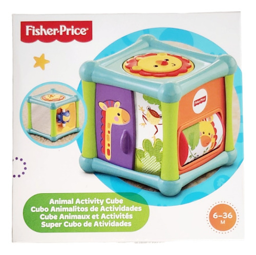 Fisher Price Cubo Para Bebes Animalitos Actividades