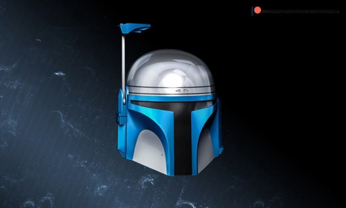 Archivo Stl Impresión 3d - Star Wars - Casco Helmet Jango Fe