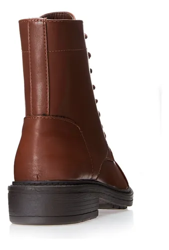 Bota Coturno Feminino Salto Baixo Anacapri Oferta