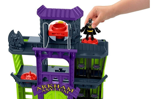 Imagen 9 de 10 de Batman Carcel De Arkham Imaginext Juguete Para Niños