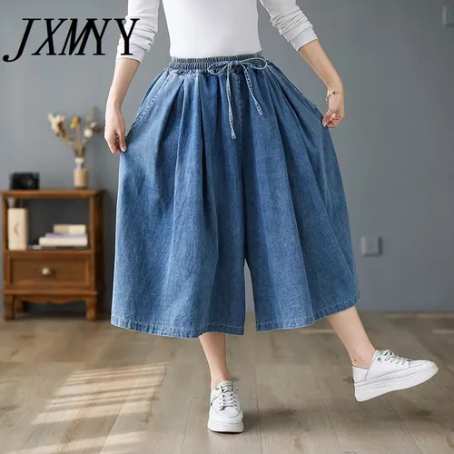 Calça jeans no cheap meio da perna