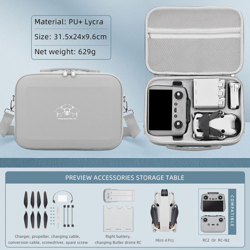 Bolsa Protectora Con Correa Para Dji Mini 4 Pro Drone