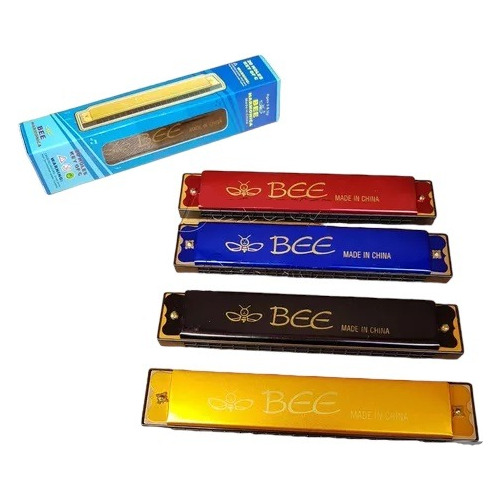 Armónica Instrumento Musical Bee  Viento 20 Huecos Harmonica