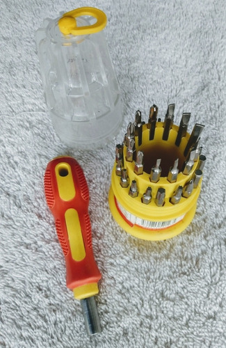 Set Para Reparacion Celular Y Electronica 30 Puntas Y Mango