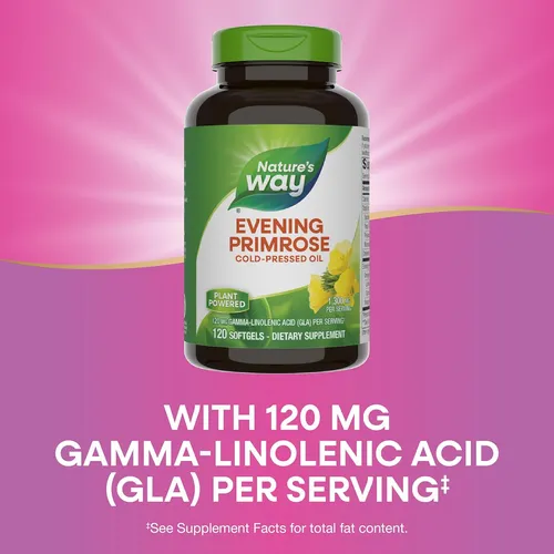 Aceite De Onagra Prensado En Frío 1300 Mg Por Porción 10% Gl