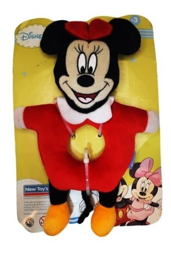 Peluche Sonajero Agarre Minnie 30 Cm New Toys - Art1023