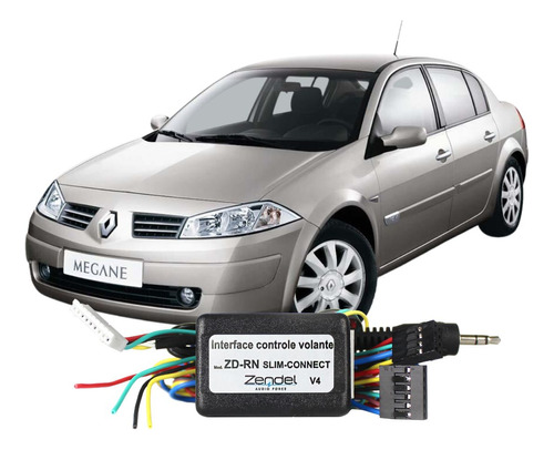 Interface Controle Volante Renault Megane 2007 A 2010 2011