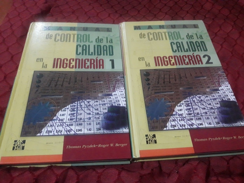 Libro Control De La Calidad En La Ingeniería 2 Tomos Roger