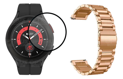 Banda Metal+ Vidrio Nano Smartwatch Samsung Watch 5 Pro 45mm