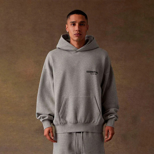 Canguro Hoodie Fear Of God Essentials Dark Oatmeal