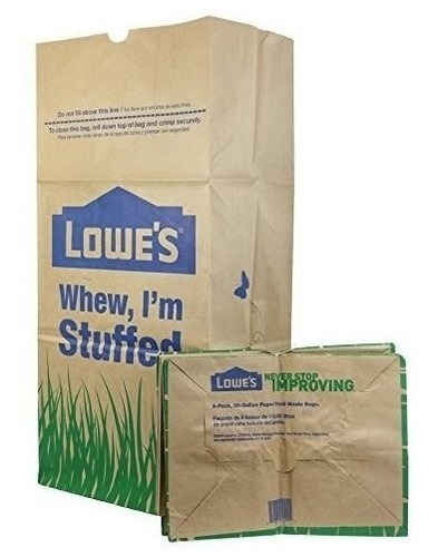 Lowes 30 Galones De Papel De Servicio Pesado De Cesped Marro