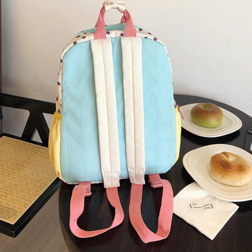 Mochila Para Mujer, Bolso Escolar De Nailon 27cmx10cmx35cm