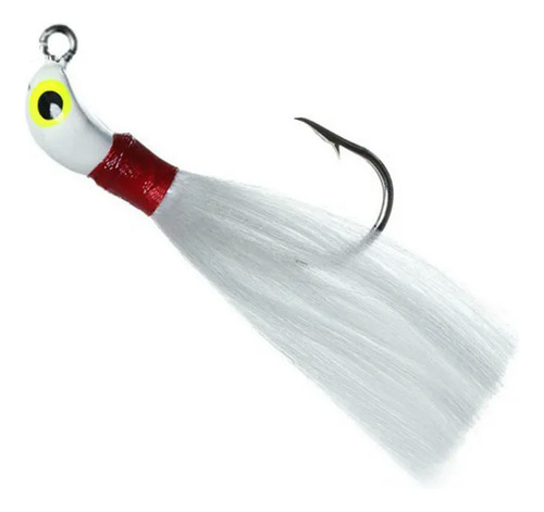 Isca Artificial Lori Jig 8gr Cor Branca Amarril Vermelho