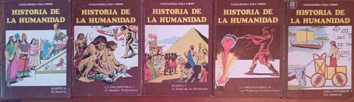 5 Libros: Historia De La Humanidad - Egipto/prehistoria/asia