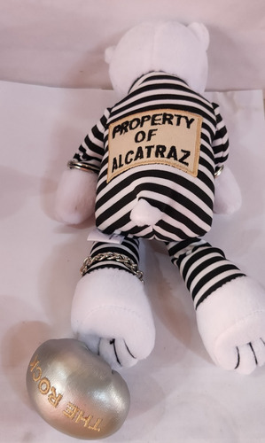 Peluche Oso Prisionero Carcel Alcatraz Souvenir The Rock Toy (Usado)
